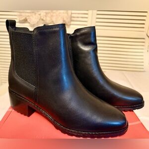 easy spirit sefedra  boots black 8 wide new in box